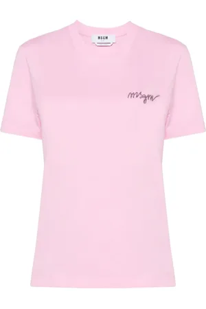 Msgm T-shirt med broderet logo