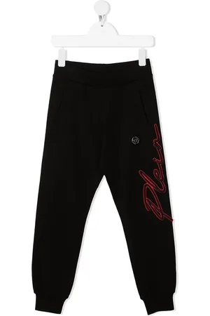 Philipp Plein Signatur-joggingbukser med logoplade