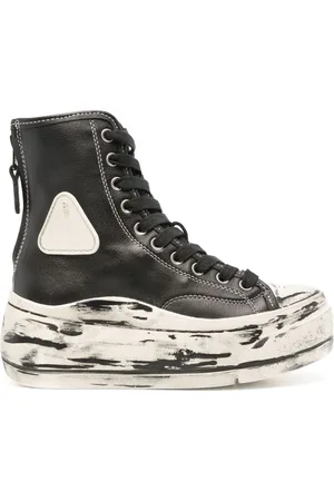 R13 Kurt sneakers med slitageeffekt