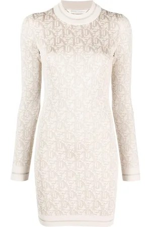 Palm Angels Kort kjole med jacquard-monogram