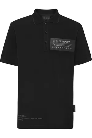 Philipp Plein Polo i piqué med logotryk
