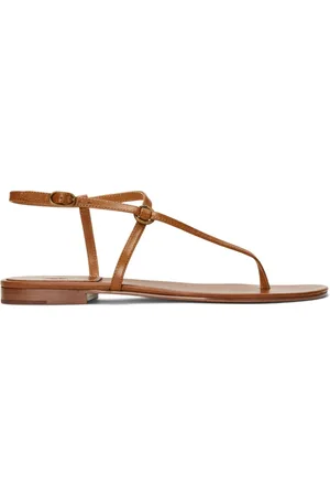 Ralph Lauren Lædersandaler med spændelukning