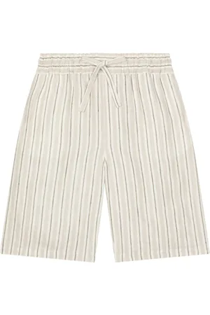 Dolce & Gabbana Stribede shorts i hør