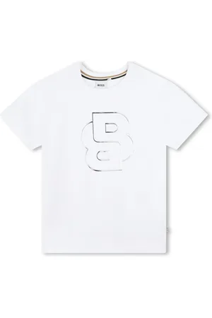 HUGO BOSS Metallisk skjorte med logotryk