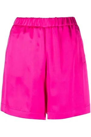 BLANCA Højtaljede Salixraso shorts i satin