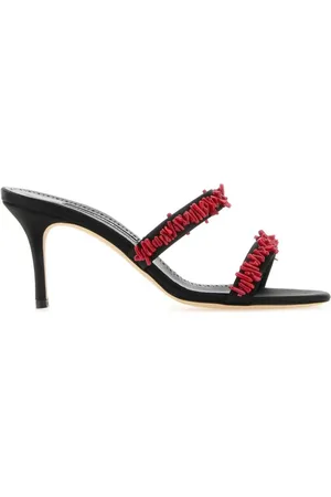 Manolo Blahnik 70 mm Clorettenu mules