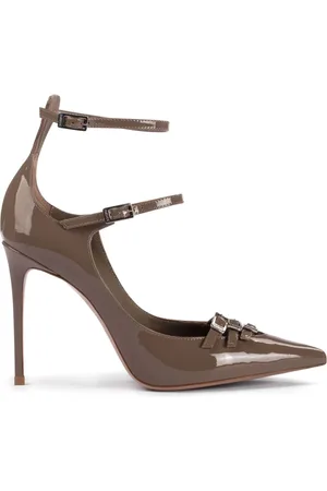LE SILLA Morgana 120 mm pumps i lakeret læder