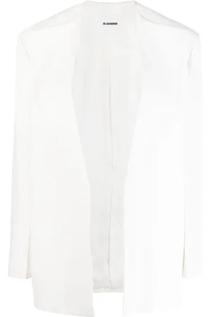 Jil Sander Blazer uden krave med bred lapel