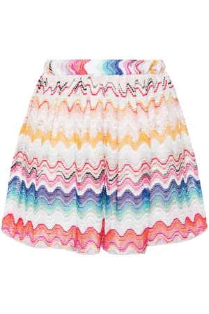 Missoni Shorts i lurex med zigzagtryk