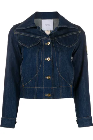 Patou Denimjakke med broderet logo