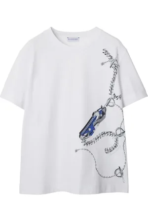 Burberry T-shirt med Equestrian Knight-motiv