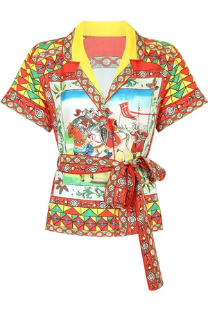Dolce & Gabbana Skjorte med Carretto-tryk