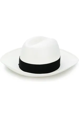 Borsalino Hat med bånd-detalje