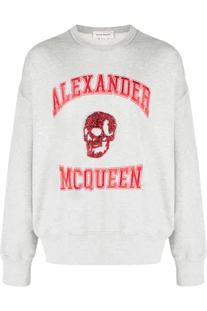 Alexander McQueen Hættetrøje med logobroderi