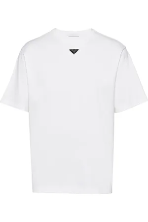 Prada T-shirt med trekantet logo