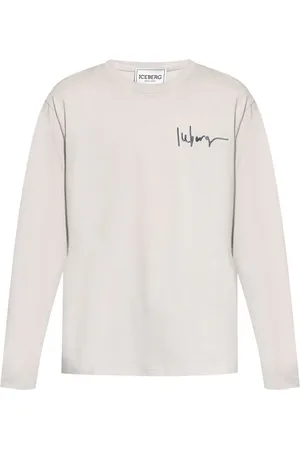 Iceberg Langærmet T-shirt med broderet logo