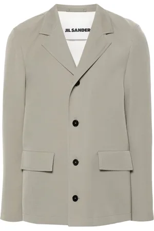 Jil Sander Enkeltradet uldblazer