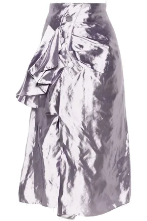 Maison Margiela Lang nederdel med draperet detalje
