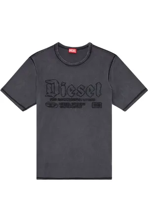 Diesel T-Rawjust T-shirt med broderet logo