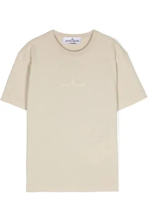 Stone Island T-shirt med broderet logo