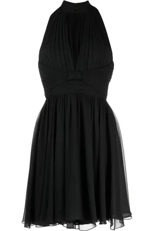 Elie saab Kort kjole med V-hals