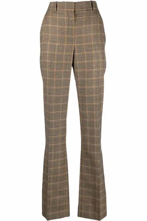 Nina Ricci Houndstooth-ternede bukser med lige ben