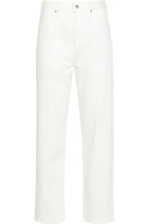 Jil Sander Jeans med lige ben og mellemhøj talje