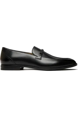 Bally Loafers i læder med mandelformet tå