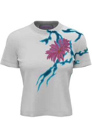 MACCAPANI Cropped Baby T-shirt