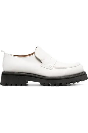 Moma Loafers i læder med penny-slot