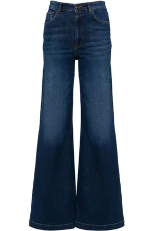 Twin-Set Jeans med logo-indgraverede knapper