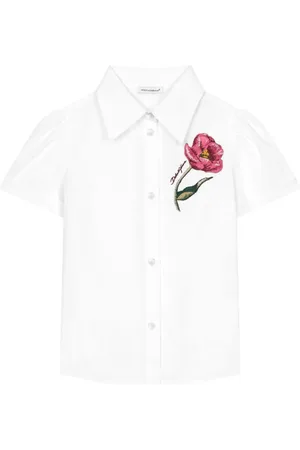 Dolce & Gabbana Tulipanskjorte i poplin