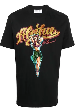 Philipp Plein Kortærmet T-shirt med udsmykning