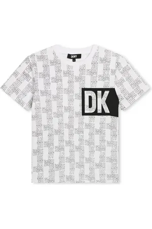 DKNY T-shirt med logotryk