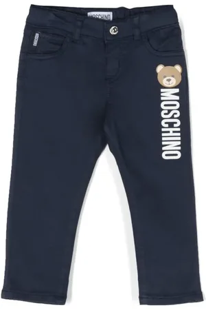 Moschino Bukser med lige ben og logotryk