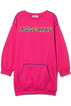 Moschino Trøjekjole med broderet logo