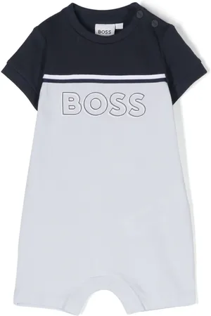 HUGO BOSS Stribet heldragt med logotryk