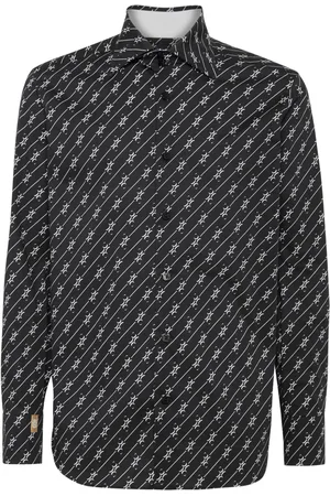 BILLIONAIRE Skjorte med monogram-mønster
