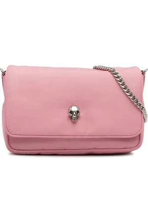 Alexander McQueen 21th Century crossbody-taske i nylon med dødningehoved