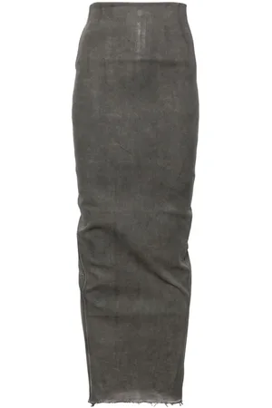 Rick Owens Lang Dirt Pillar pencil-nederdel