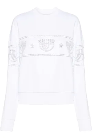 Chiara Ferragni Logomania sweatshirt med nitte-udsmykning