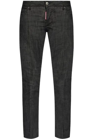Dsquared2 Cropped skinny-jeans med lav talje