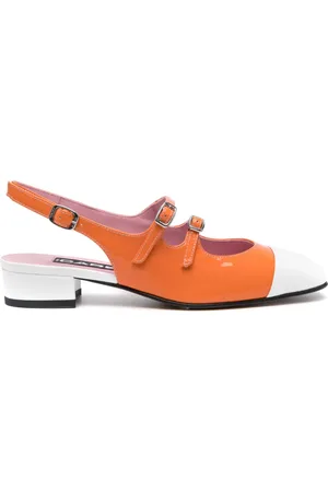 Carel Abricot 30mm pumps med læder