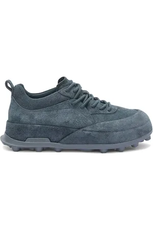 Jil Sander Orb sneakers i ruskind