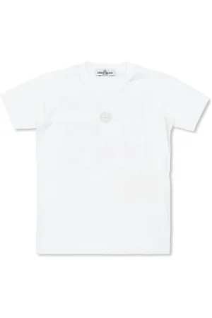 Stone Island T-shirt i bomuld med grafisk logotryk