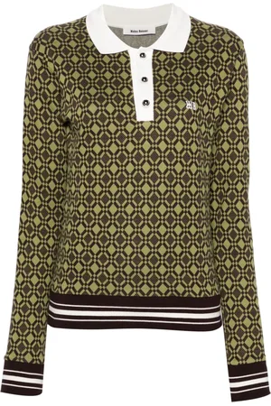 WALES BONNER Selassie polo i jacquard