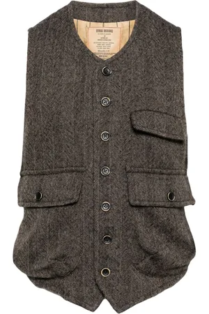 UMA WANG Vest med V-hals