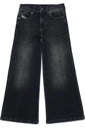 Diesel Jeans med brede ben og mellemhøj talje