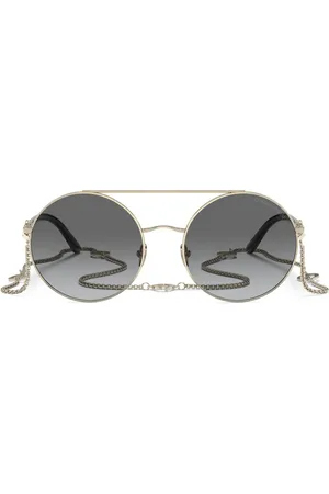Giorgio Armani Runde solbriller med tonet glas