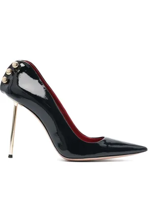HARDOT Supreme Ass 101mm pumps med metallisk hæl og lakeret finish